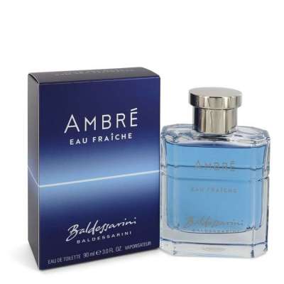 Baldessarini Ambre Eau Fraiche by Hugo Boss Eau De Toilette Spray 3 oz For Men