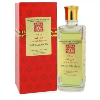 Khairun Lana by Swiss Arabian Concentrated Perfume Oil Free From Alcohol (Unisex) 3.2 oz For Women