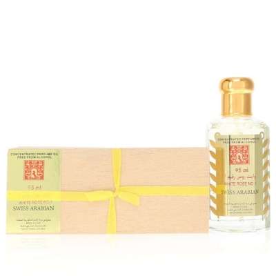 White Rose No 1 by Swiss Arabian Concentrated Perfume Oil Free From Alcohol (Unisex) 3.21 oz For Wom