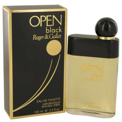 Open Black by Roger & Gallet Eau De Toilette Spray 3.3 oz For Men