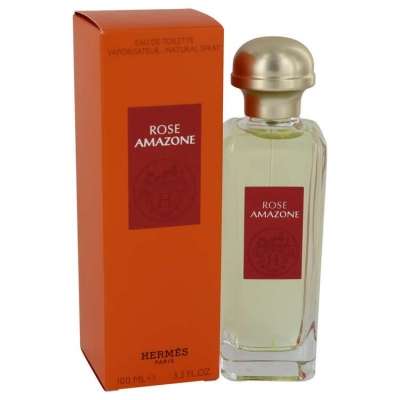 Rose Amazone by Hermes Eau De Toilette Spray 3.3 oz For Women