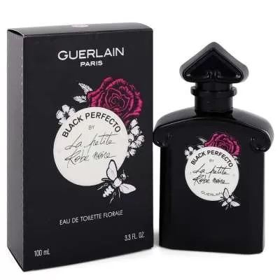 La Petite Robe Noire Black Perfecto by Guerlain Eau De Toilette Florale Spray 3.3 oz For Women