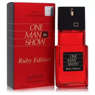 One Man Show Ruby by Jacques Bogart Eau De Toilette Spray 3.3 oz For Men