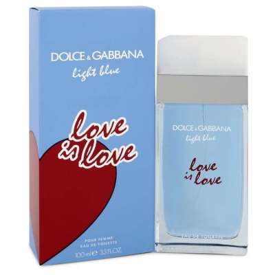 Light Blue Love Is Love by Dolce & Gabbana Eau De Toilette Spray 3.3 oz For Women