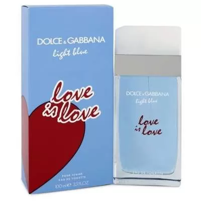 Light Blue Love Is Love by Dolce & Gabbana Eau De Toilette Spray 3.3 oz For Women