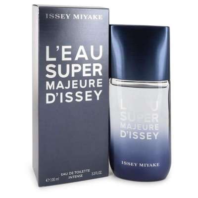 L'eau Super Majeure d'Issey by Issey Miyake Eau De Toilette Intense Spray 3.3 oz For Men
