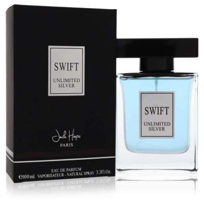 Swift Unlimited Silver by Jack Hope Eau De Parfum Spray 3.3 oz For Men