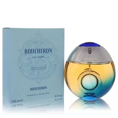 Boucheron Eau Legere by Boucheron Eau De Toilette Spray (Blue Bottle, Bergamote, Genet, Narcisse, Mu