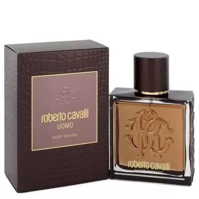Roberto Cavalli Uomo Deep Desire by Roberto Cavalli Eau De Toilette Spray 3.3 oz For Men
