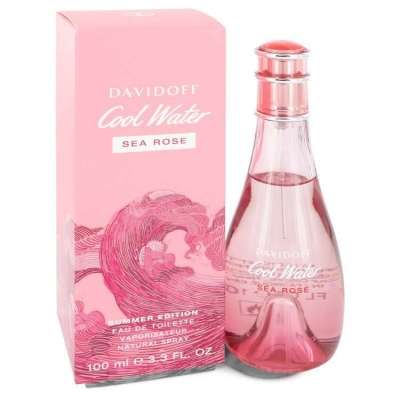 Cool Water Sea Rose by Davidoff Eau De Toilette Spray (2019 Summer Edition) 3.3 oz  For Women