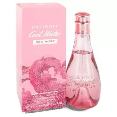 Cool Water Sea Rose by Davidoff Eau De Toilette Spray (2019 Summer Edition) 3.3 oz  For Women