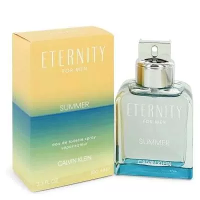 Eternity Summer by Calvin Klein Eau De Toilette Spray (2019) 3.3 oz  For Men