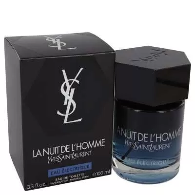 La Nuit De L'homme Eau Electrique by Yves Saint Laurent Eau De Toilette Spray 3.3 oz For Men