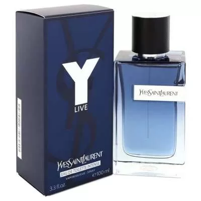Y Live Intense by Yves Saint Laurent Eau De Toilette Spray 3.3 oz For Men
