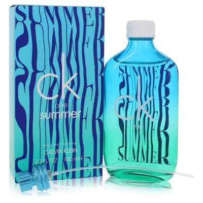 CK ONE Summer by Calvin Klein Eau De Toilette Spray (2021 Unisex) 3.3 oz For Men