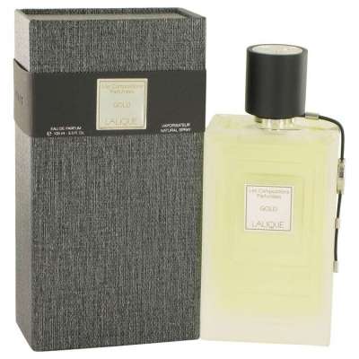 Les Compositions Parfumees Gold by Lalique Eau De Parfum Spray 3.3 oz For Women