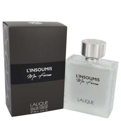 L'Insoumis Ma Force by Lalique Eau De Toilette Spray 3.3 oz For Men