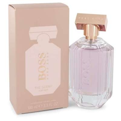 Boss The Scent by Hugo Boss Eau De Toilette Spray 3.3 oz For Women