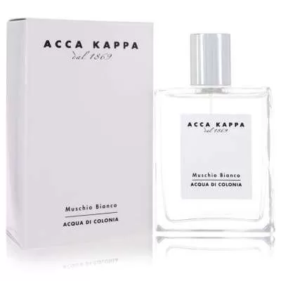 Muschio Bianco (White Musk/Moss) by Acca Kappa Eau De Cologne Spray (Unisex) 3.3 oz For Women