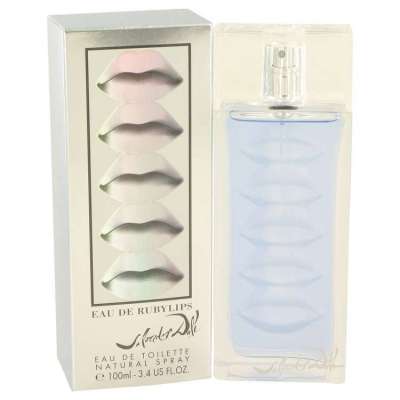 Eau de Ruby Lips by Salvador Dali Eau De Toilette Spray 3.4 oz For Women