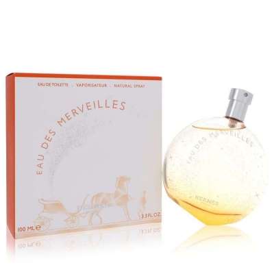 Eau Des Merveilles by Hermes Eau De Toilette Spray 3.4 oz For Women