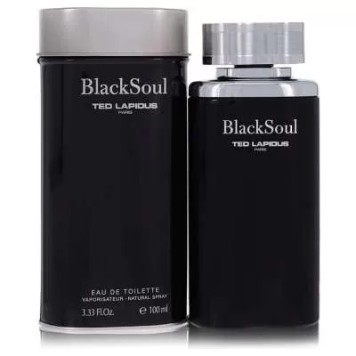 Black Soul by Ted Lapidus Eau De Toilette Spray 3.4 oz For Men