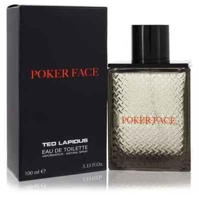 Ted Lapidus Poker Face by Ted Lapidus Eau De Toilette Spray 3.4 oz For Men