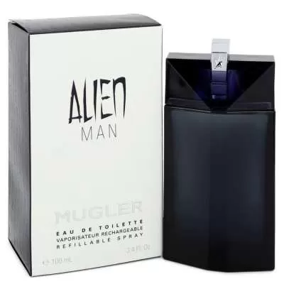 Alien Man by Thierry Mugler Eau De Toilette Refillable Spray 3.4 oz For Men