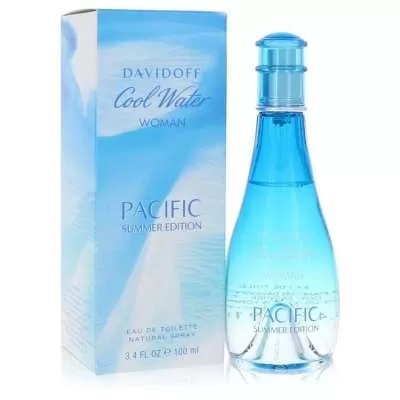 Cool Water Pacific Summer by Davidoff Eau De Toilette Spray 3.4 oz For Women
