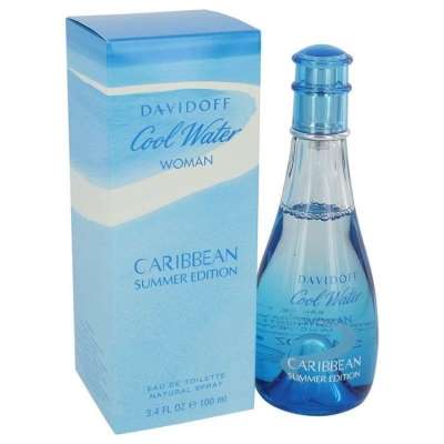 Cool Water Caribbean Summer by Davidoff Eau De Toilette Spray 3.4 oz For Women