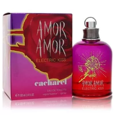 Amor Amor Electric Kiss by Cacharel Eau De Toilette Spray 3.4 oz For Women