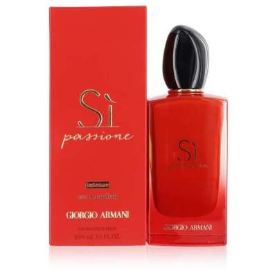 Armani Si Passione Intense by Giorgio Armani Eau De Parfum Spray 3.4 oz For Women