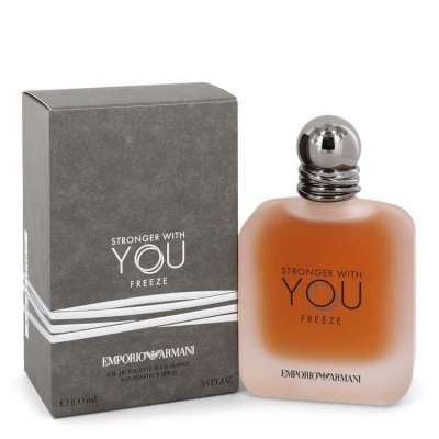 Stronger with You Freeze by Giorgio Armani Eau De Toilette Spray 3.4 oz For Men