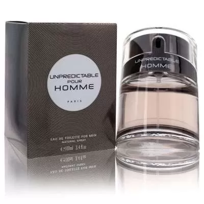 Unpredictable Pour Homme by Glenn Perri Eau De Toilette Spray 3.4 oz For Men