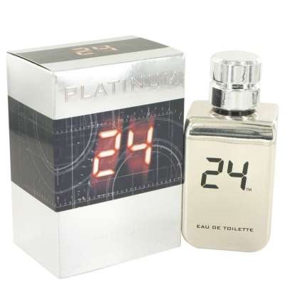 24 Platinum The Fragrance by ScentStory Eau De Toilette Spray 3.4 oz For Men