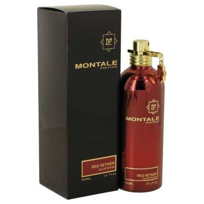 Montale Red Vetiver by Montale Eau De Parfum Spray 3.4 oz For Men