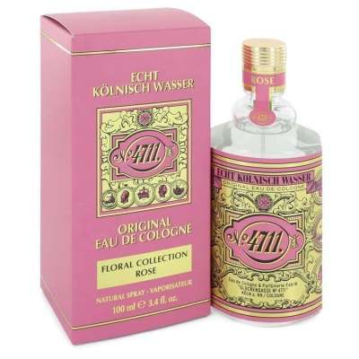 4711 Floral Collection Rose by 4711 Eau De Cologne Spray (Unisex) 3.4 oz For Men