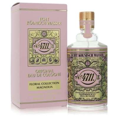 4711 Floral Collection Magnolia by 4711 Eau De Cologne Spray (Unisex) 3.4 oz For Women