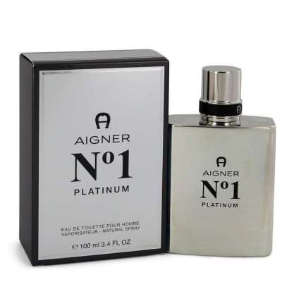 Aigner No. 1 Platinum by Etienne Aigner Eau De Toilette Spray 3.4 oz For Men