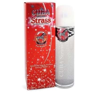 Cuba Strass Zebra by Fragluxe Eau De Parfum Spray 3.4 oz For Women