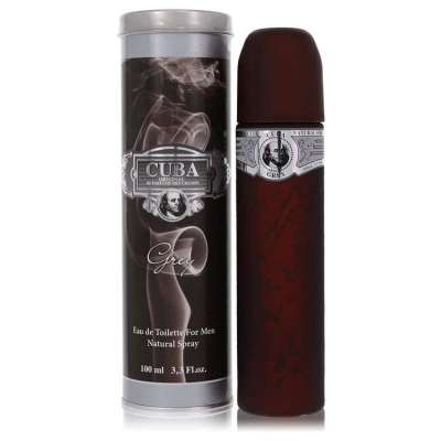 Cuba Grey by Fragluxe Eau De Toilette Spray 3.4 oz For Men