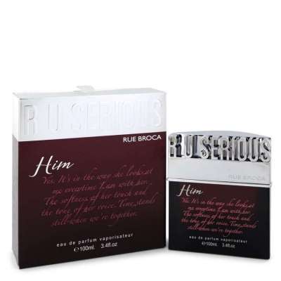 R U Serious Him by Rue Broca Eau De Parfum Spray 3.4 oz For Men