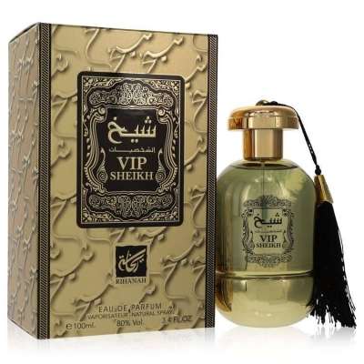 Rihanah VIP Sheikh by Rihanah Eau De Parfum Spray (Unisex) 3.4 oz For Men