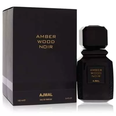 Ajmal Amber Wood Noir by Ajmal Eau De Parfum Spray (Unisex) 3.4 oz For Women