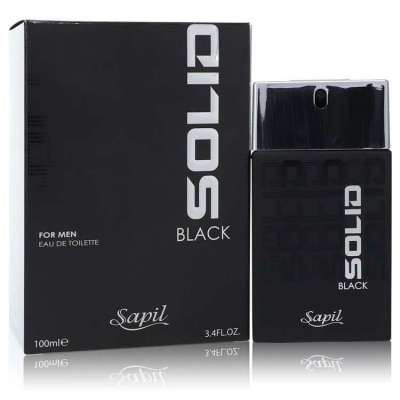 Sapil Solid Black by Sapil Eau De Toilette Spray 3.4 oz For Men