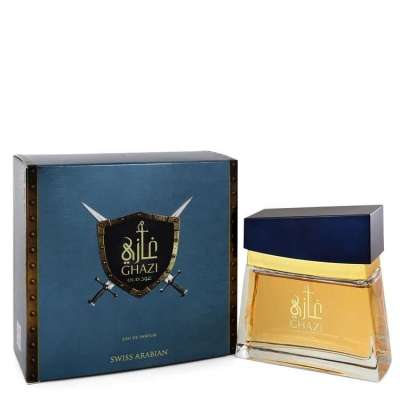 Swiss Arabian Ghazi Oud by Swiss Arabian Eau De Parfum Spray 3.4 oz For Men