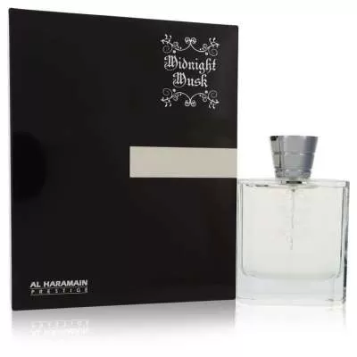 Al Haramain Midnight Musk by Al Haramain Eau De Parfum Spray (Unisex) 3.4 oz For Men