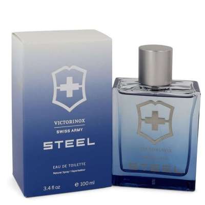 Swiss Army Steel by Swiss Army Eau De Toilette Spray   3.4 oz For Men