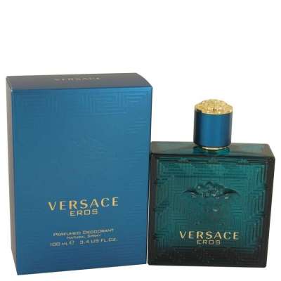 Versace Eros by Versace Deodorant Spray 3.4 oz For Men