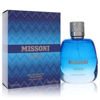 Missoni Wave by Missoni Eau De Toilette Spray 3.4 oz For Men